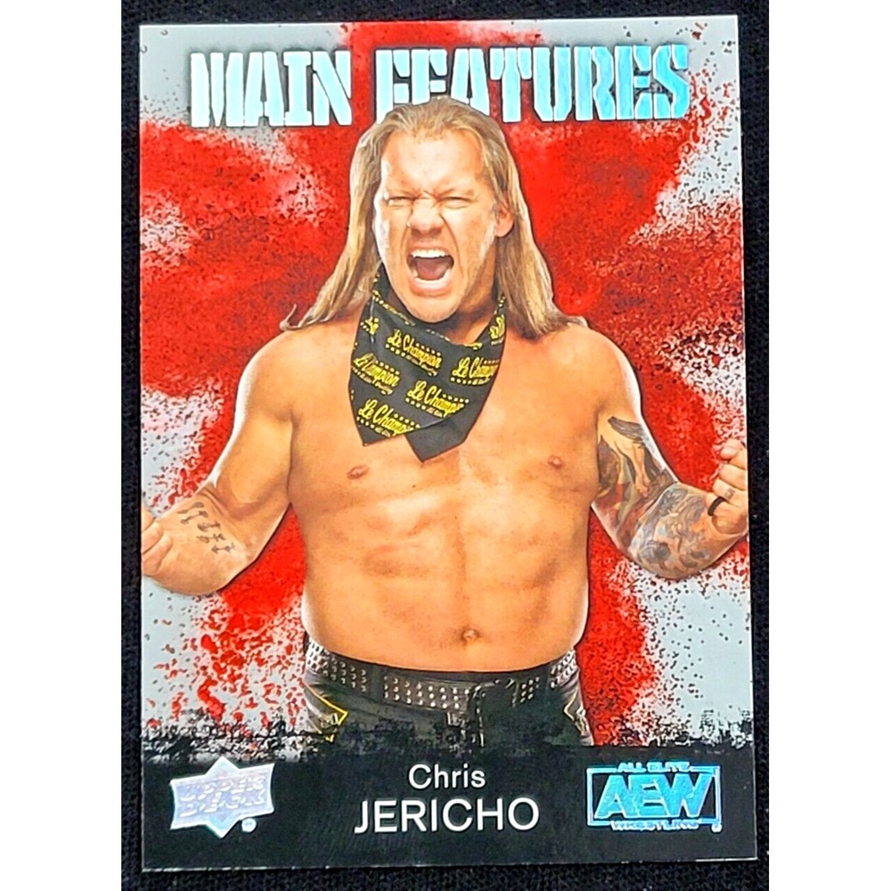 2021 UPPER DECK AEW CHRIS JERICHO MAIN FEATURES SILVER
